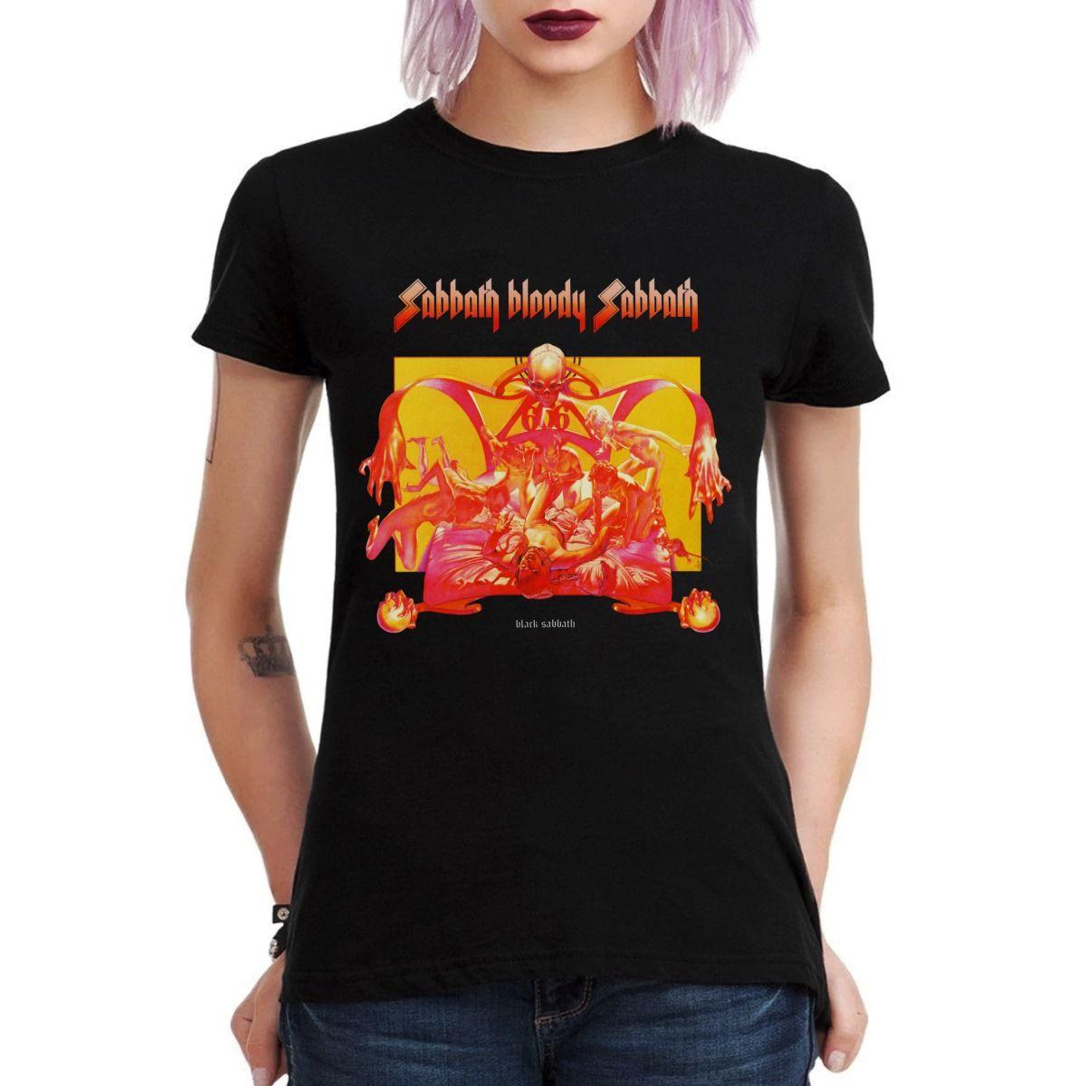 BLACK SABBATH SABBATH BLOODY SABBATH POLERA MUJER-2