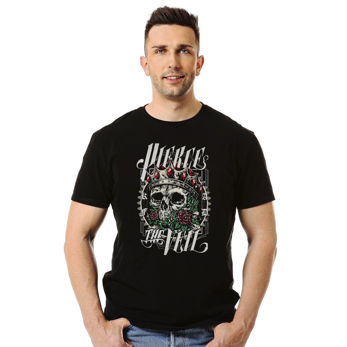 PIERCE THE VEIL SKULL POLERA MANGA CORTA HOMBRE-2