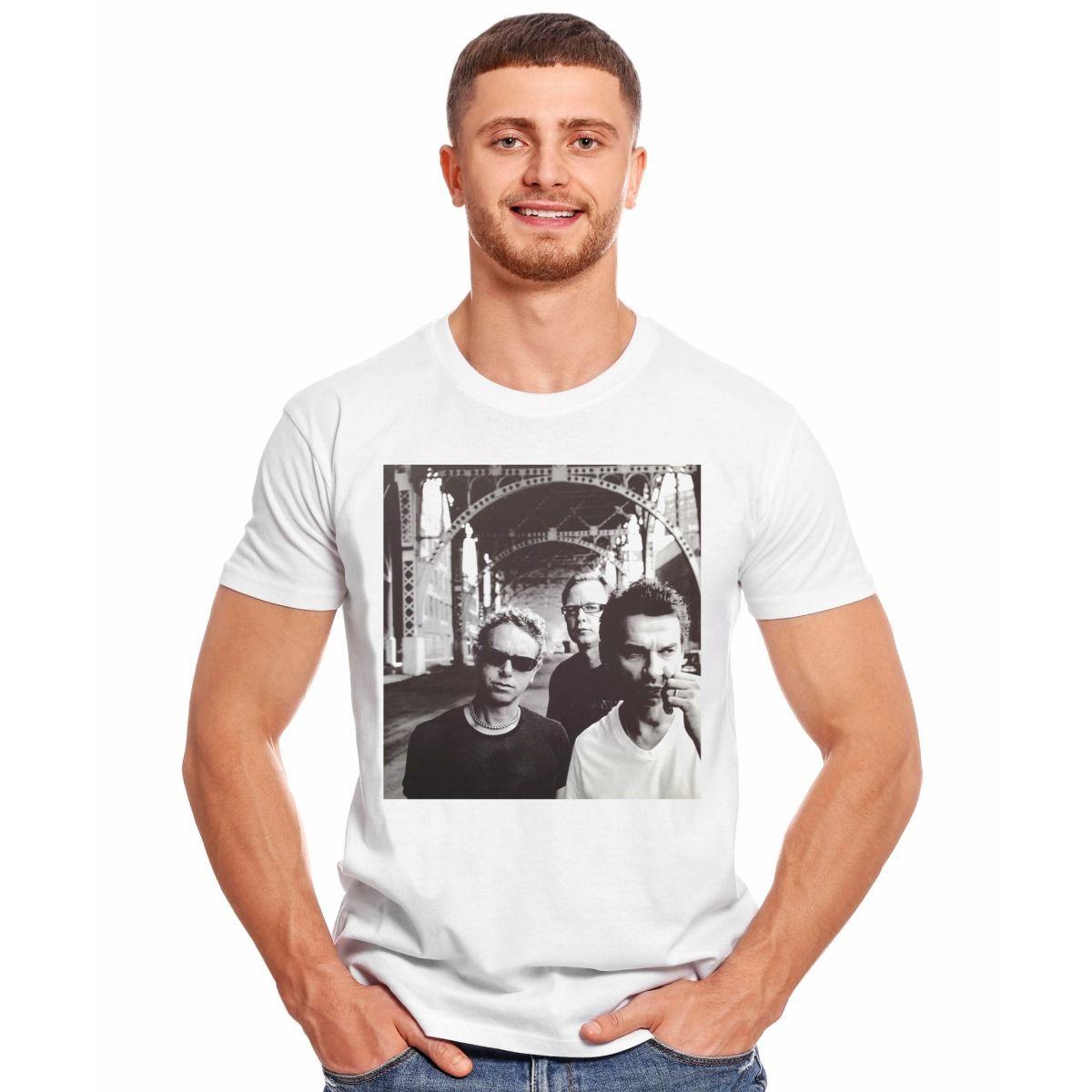 DEPECHE MODE PUENTE POLERA MANGA CORTA HOMBRE-2