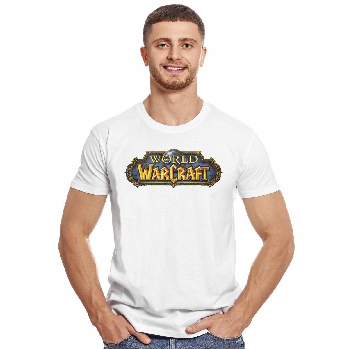 WOW WORLD OF WARCRAFT LOGO POLERA MANGA CORTA HOMBRE-2