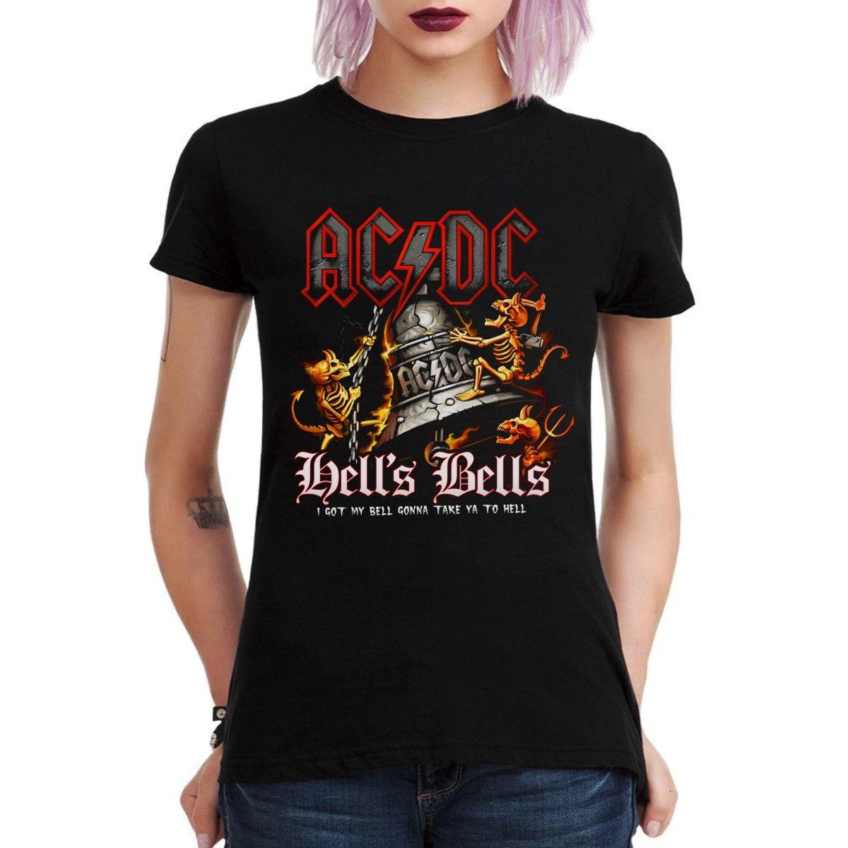 ACDC HELLS BELLS POLERA MUJER-2