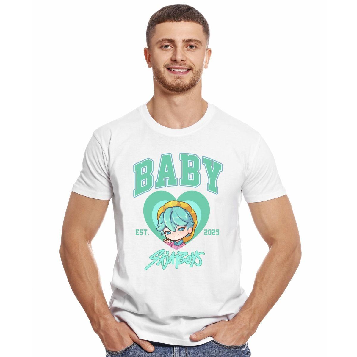 GUERRERAS K POP BABY SAJA BOYS EST 2025 DEMON HUNTERS POLERA MANGA CORTA HOMBRE-2