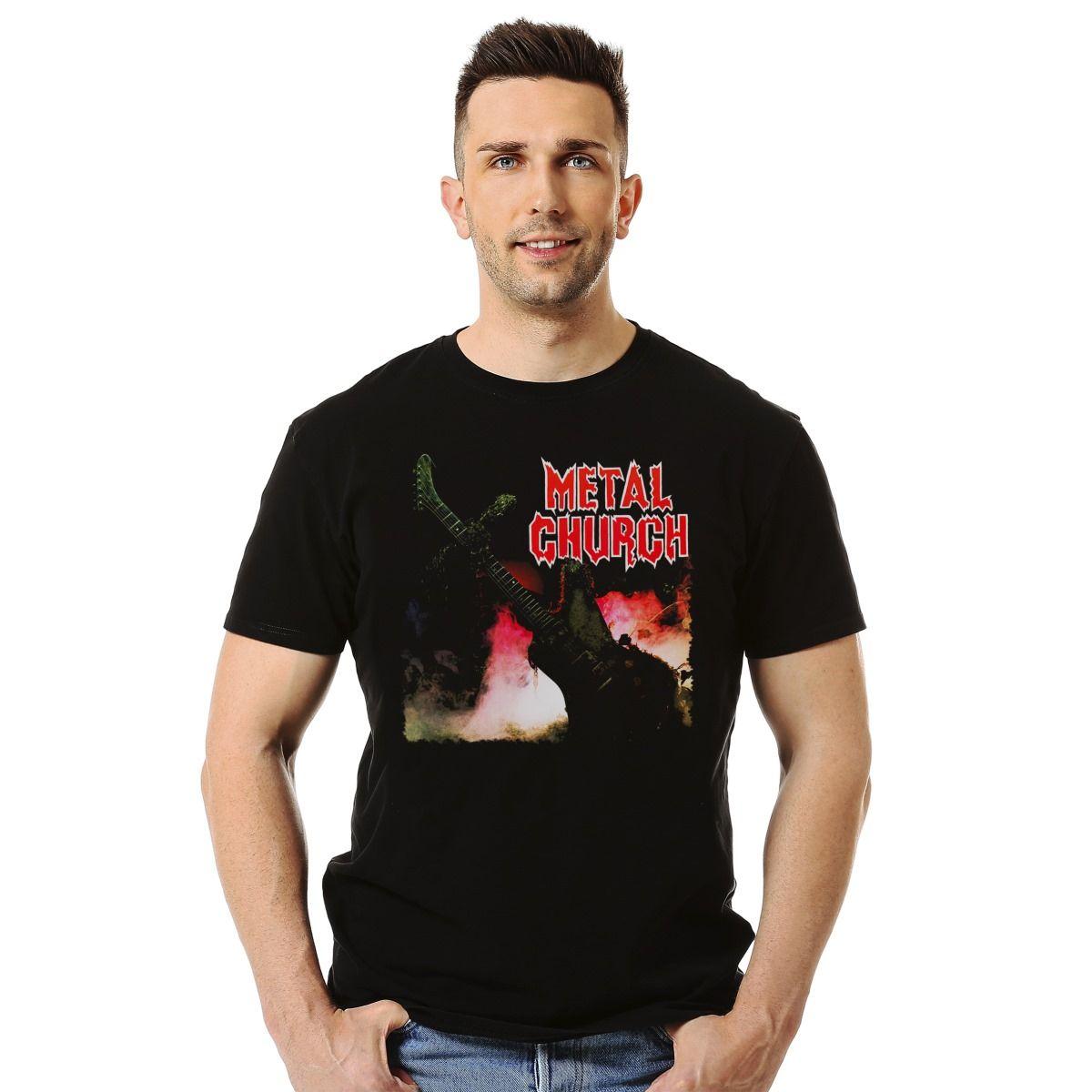 METAL CHURCH ALBUM POLERA MANGA CORTA HOMBRE-2