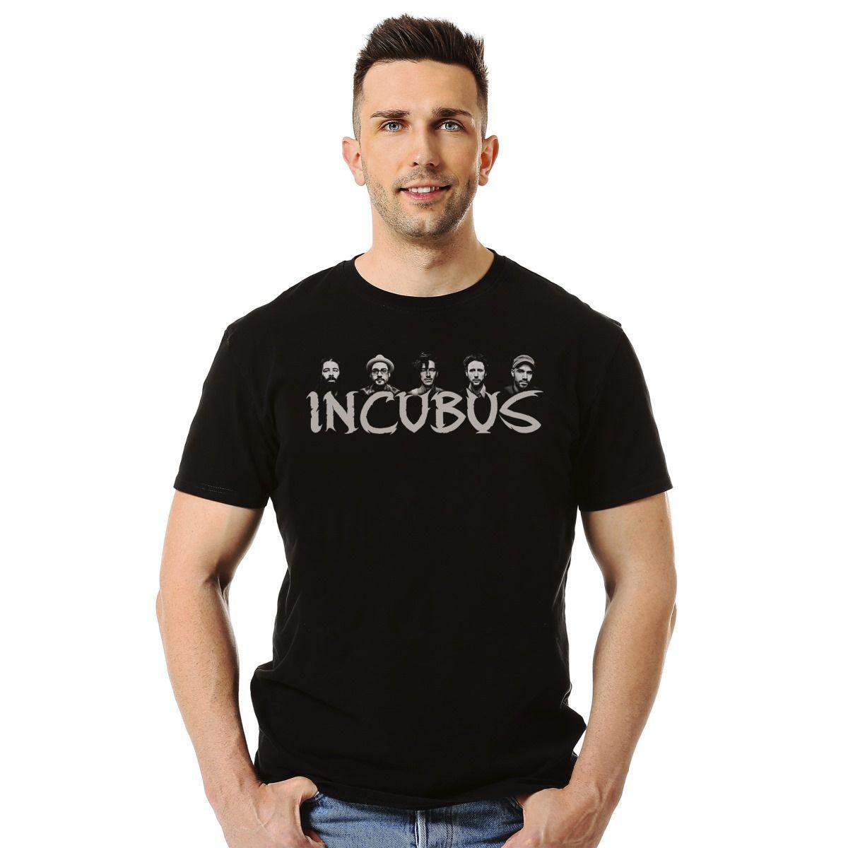 Polera Incubus Faces Rock-2