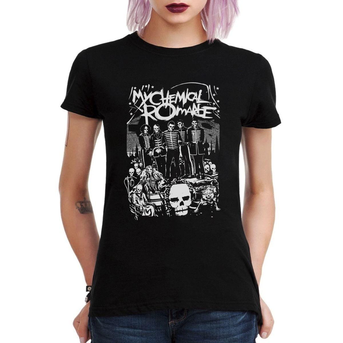 MY CHEMICAL ROMANCE BAND POLERA MUJER-2