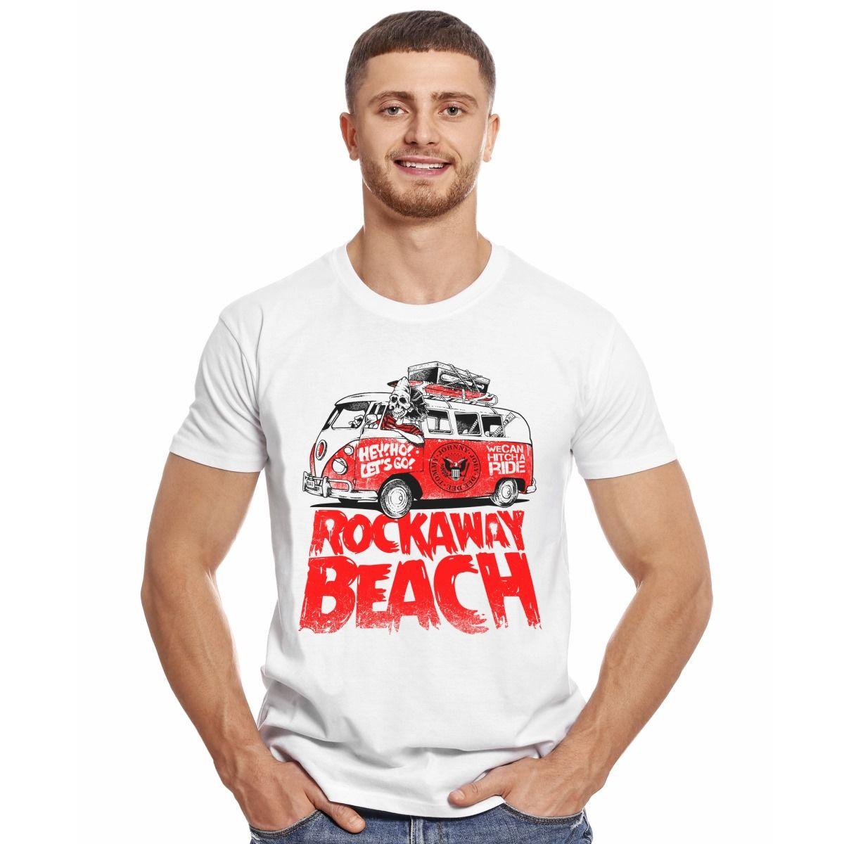 RAMONES ROCKAWAY BEACH POLERA MANGA CORTA HOMBRE-2