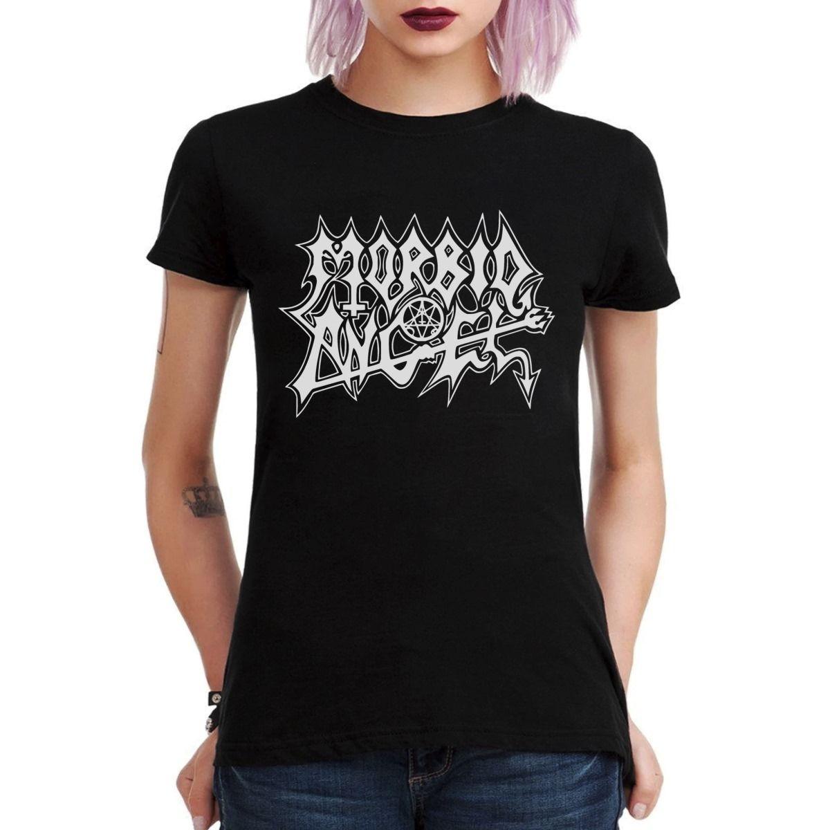 MORBID ANGEL LOGO POLERA MUJER-2