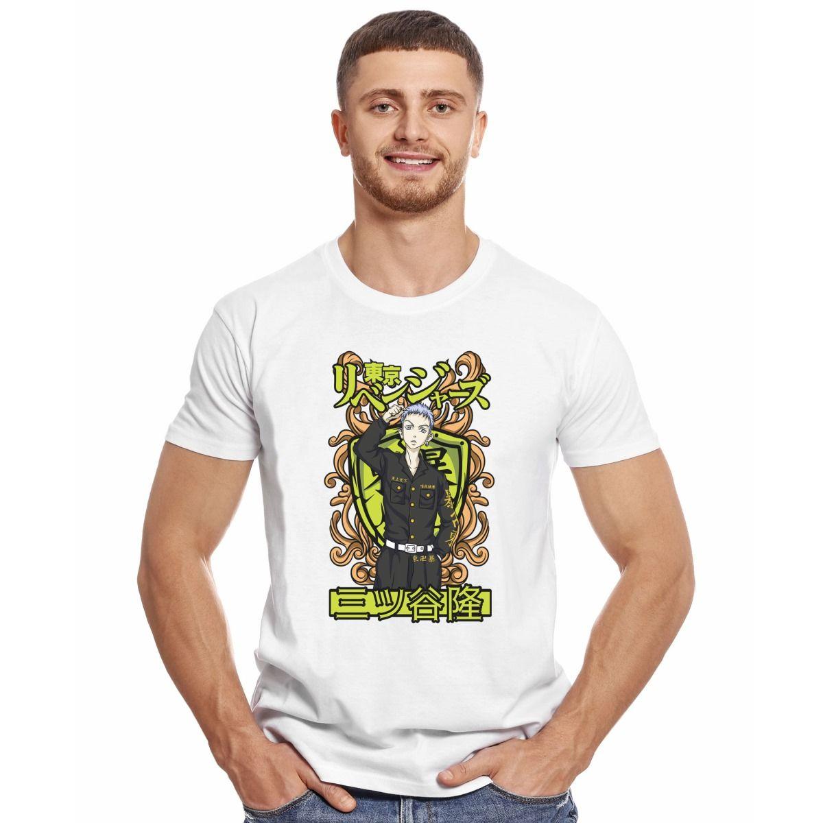 TOKYO REVENGERS TAKASHI MITSUYA POLERA MANGA CORTA HOMBRE-2