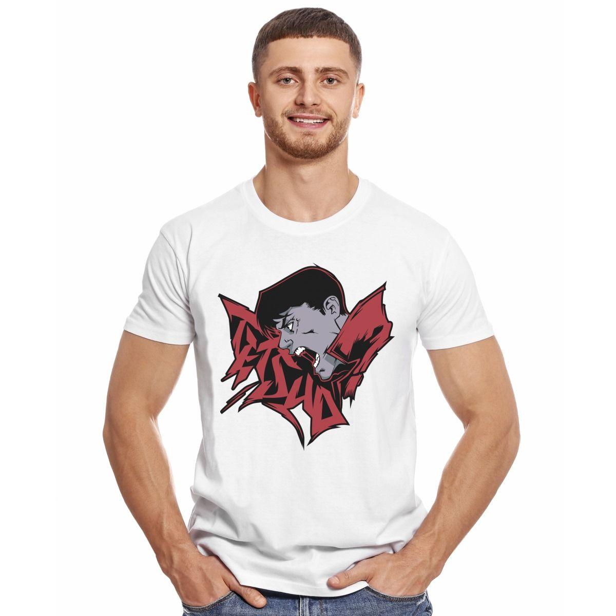 AKIRA TETSUO GRITANDO PERFIL POLERA MANGA CORTA HOMBRE-2