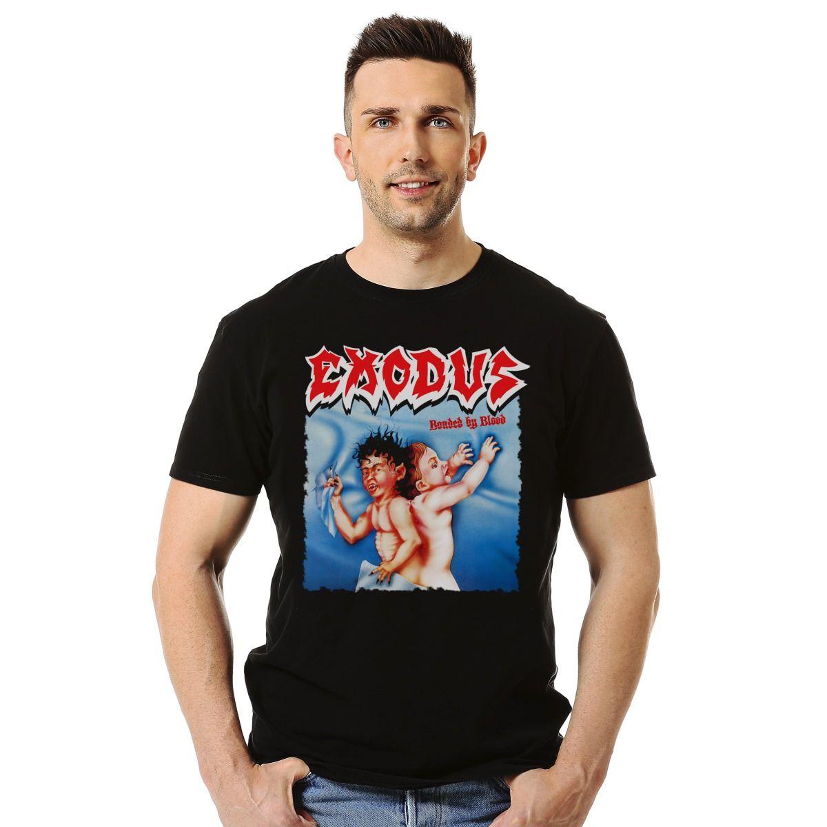 Polera Exodus Bonded By Blood Metal-2