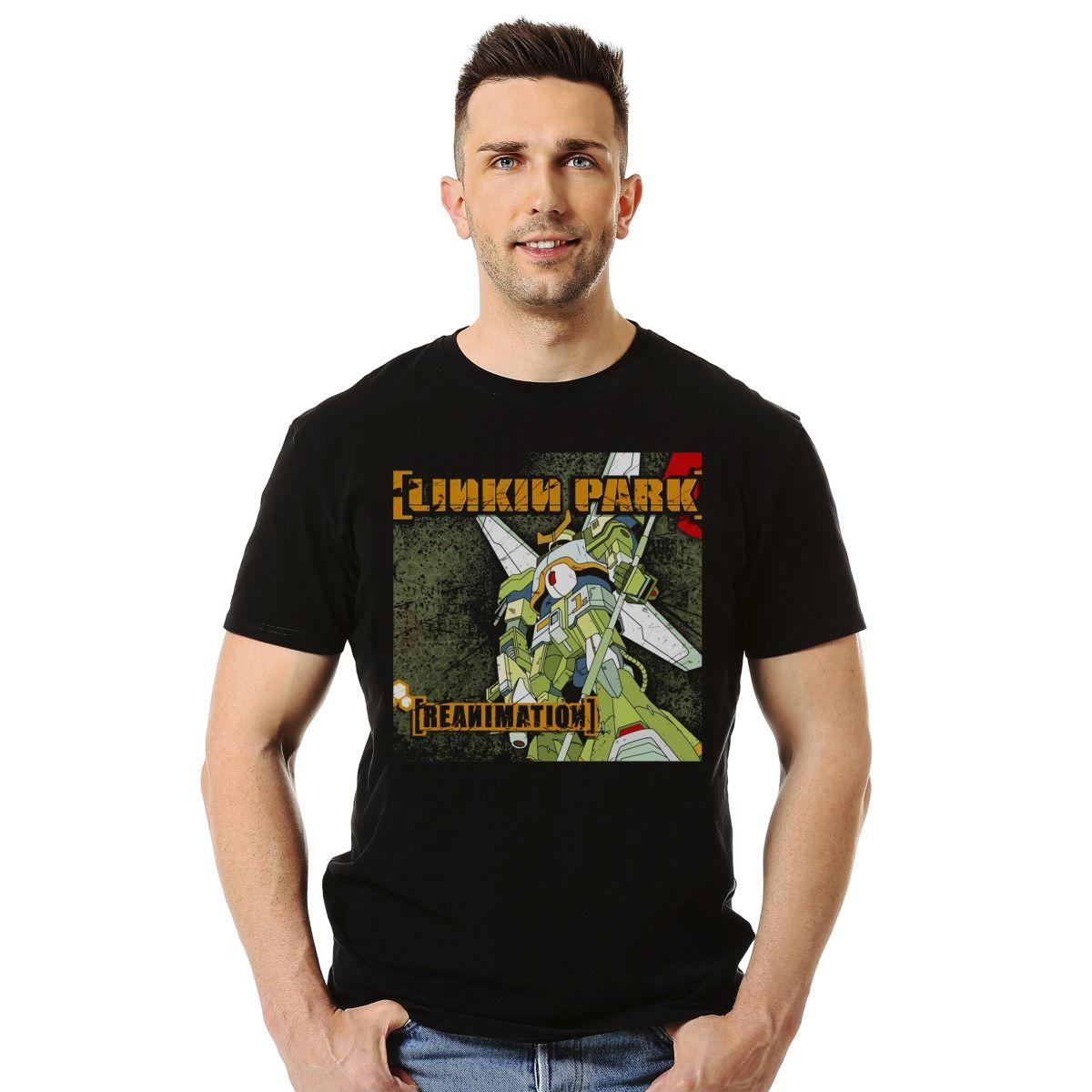 LINKIN PARK REANIMATION POLERA MANGA CORTA HOMBRE-2