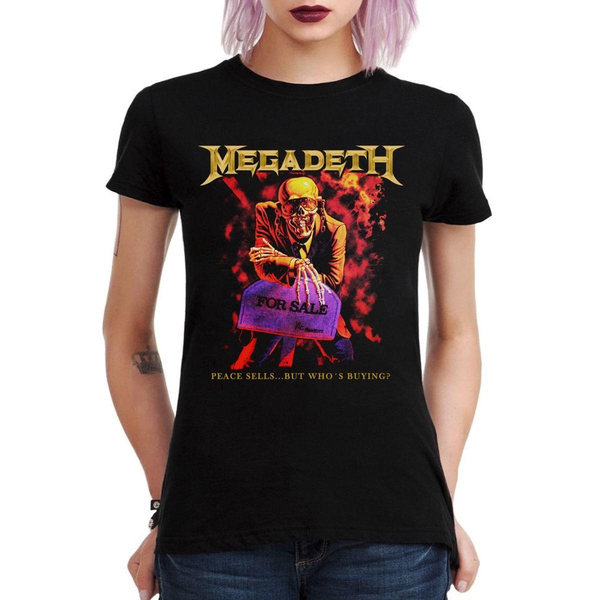 MEGADETH PEACE SELLS 2 POLERA MUJER-2