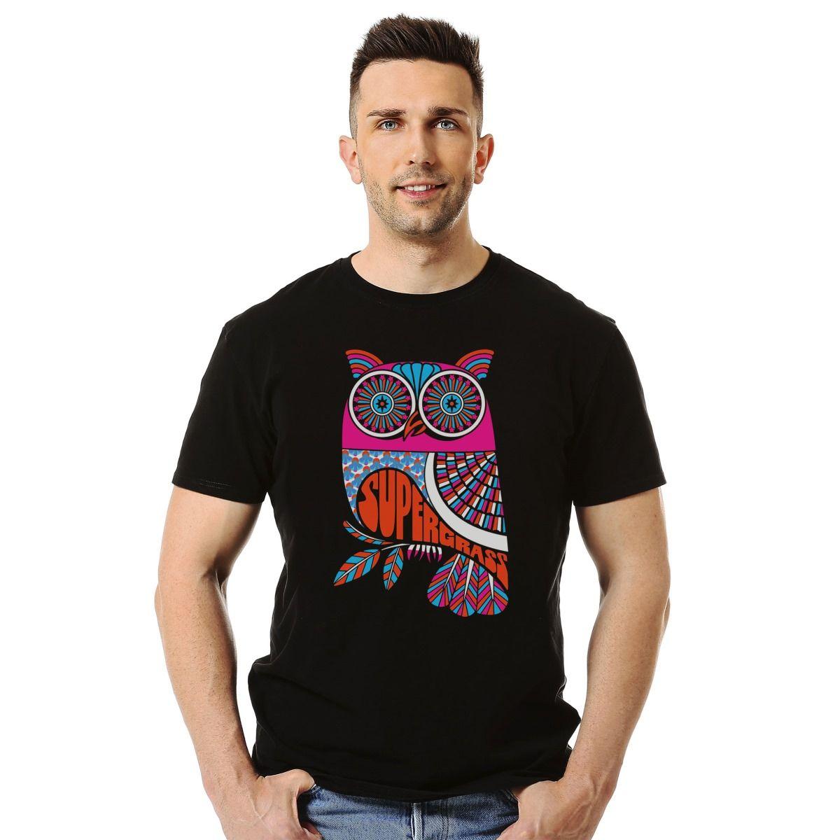 SUPERGRASS BUHO OWL POLERA MANGA CORTA HOMBRE-2