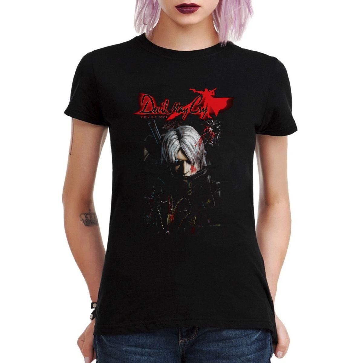 DEVIL MAY CRY FACE POLERA MUJER-2