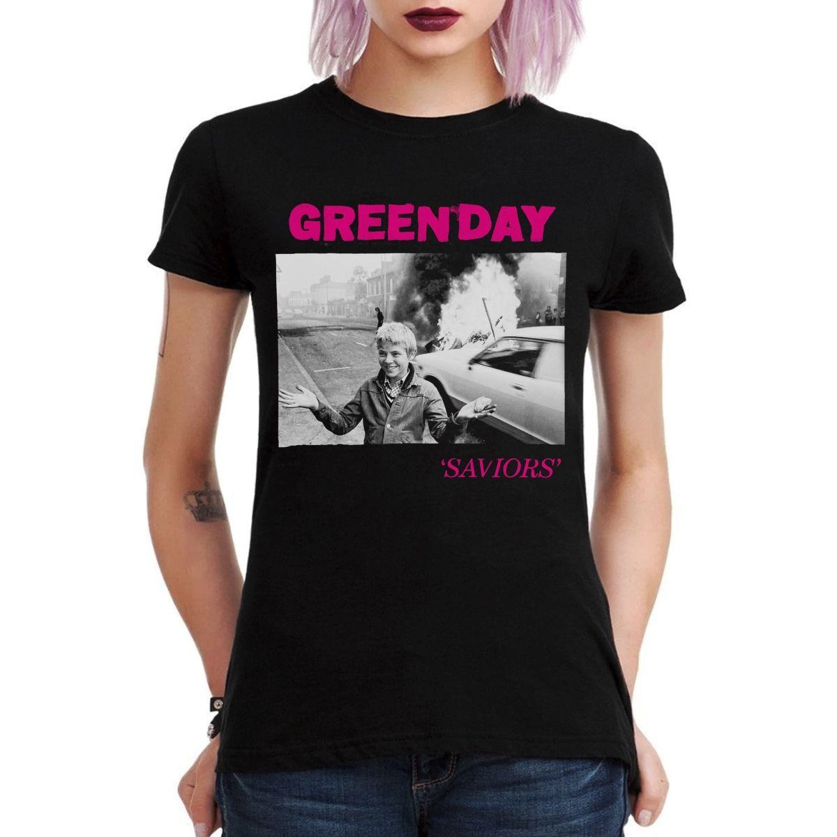 GREEN DAY SAVIORS POLERA MUJER-2