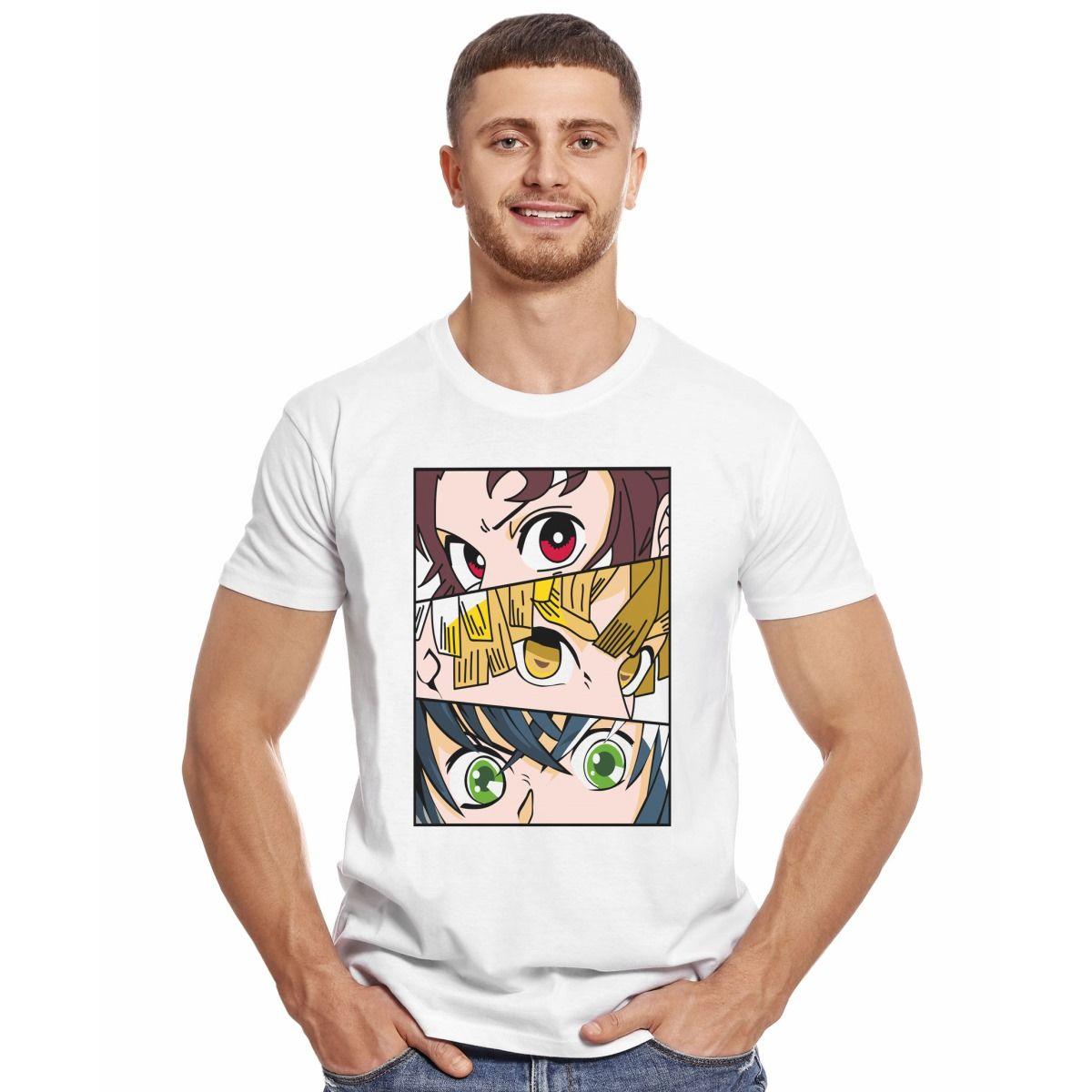 DEMON SLAYER TANJIRO ZENITSU INOSUKE POLERA MANGA CORTA HOMBRE-2