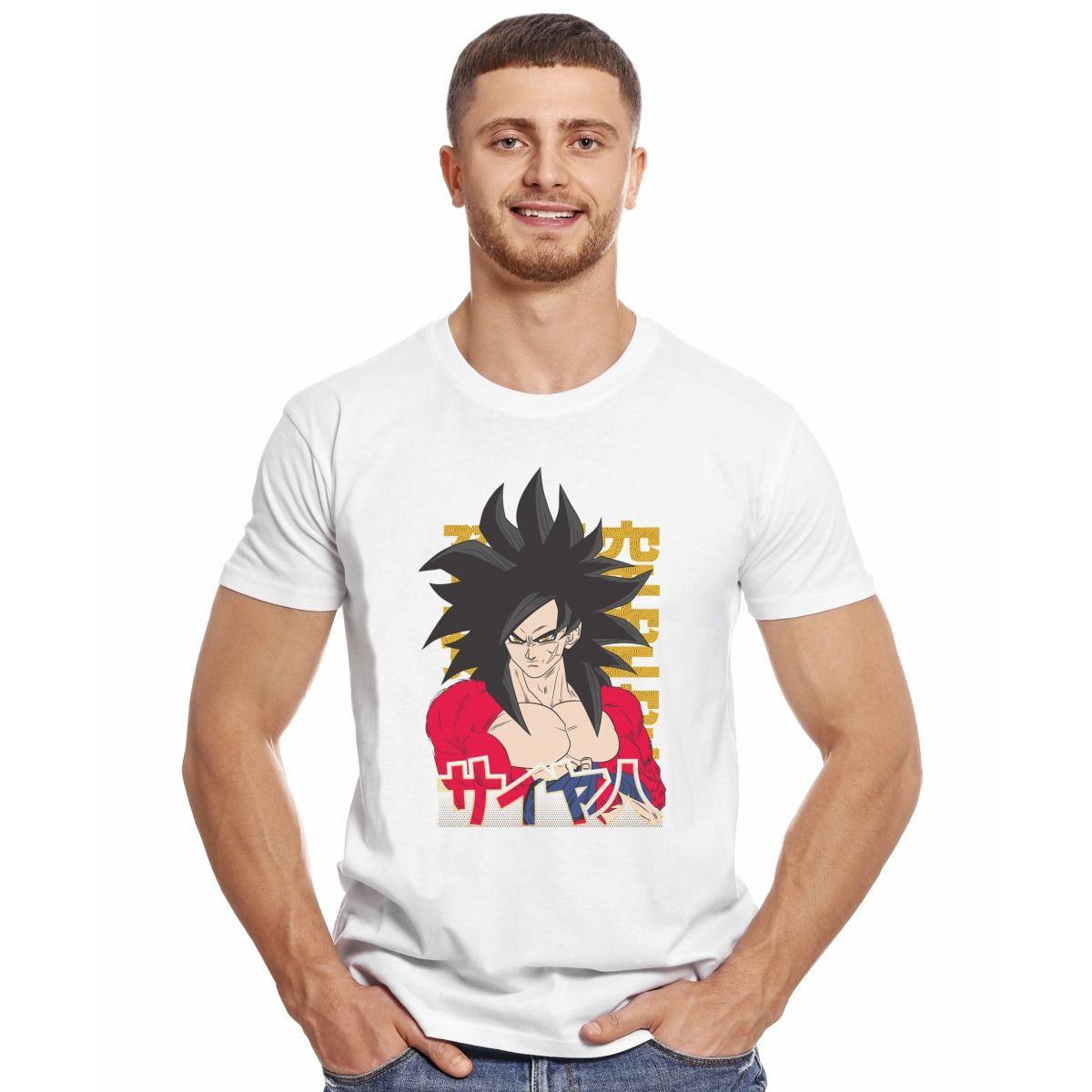 DRAGON BALL GOKU SUPER SAIYAJIN 4 POLERA MANGA CORTA HOMBRE-2