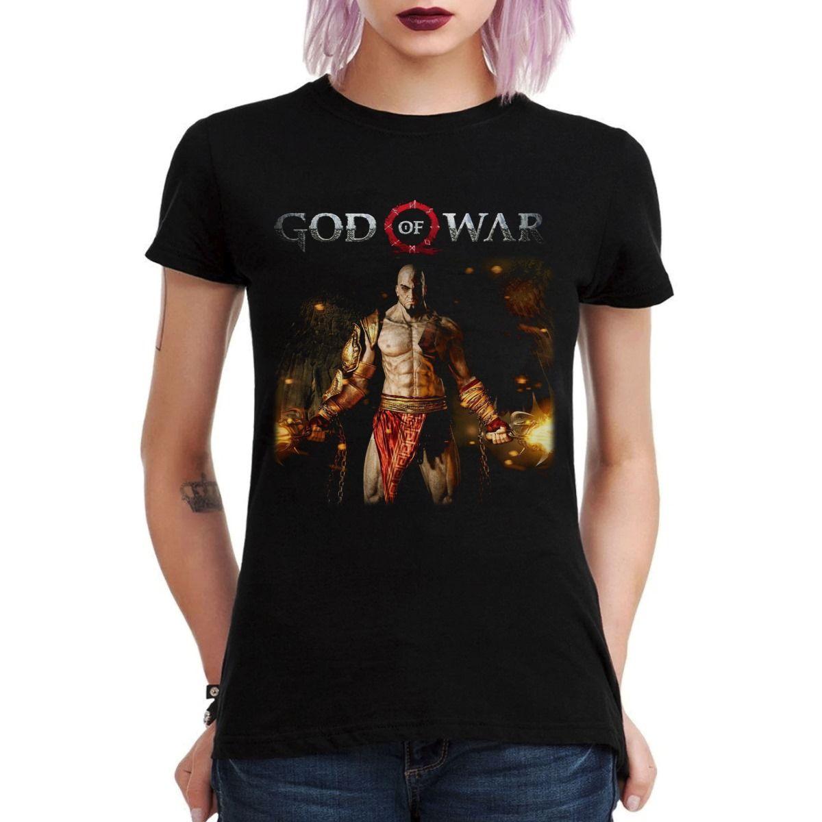 GOD OF WAR KRATOS POLERA MUJER-2