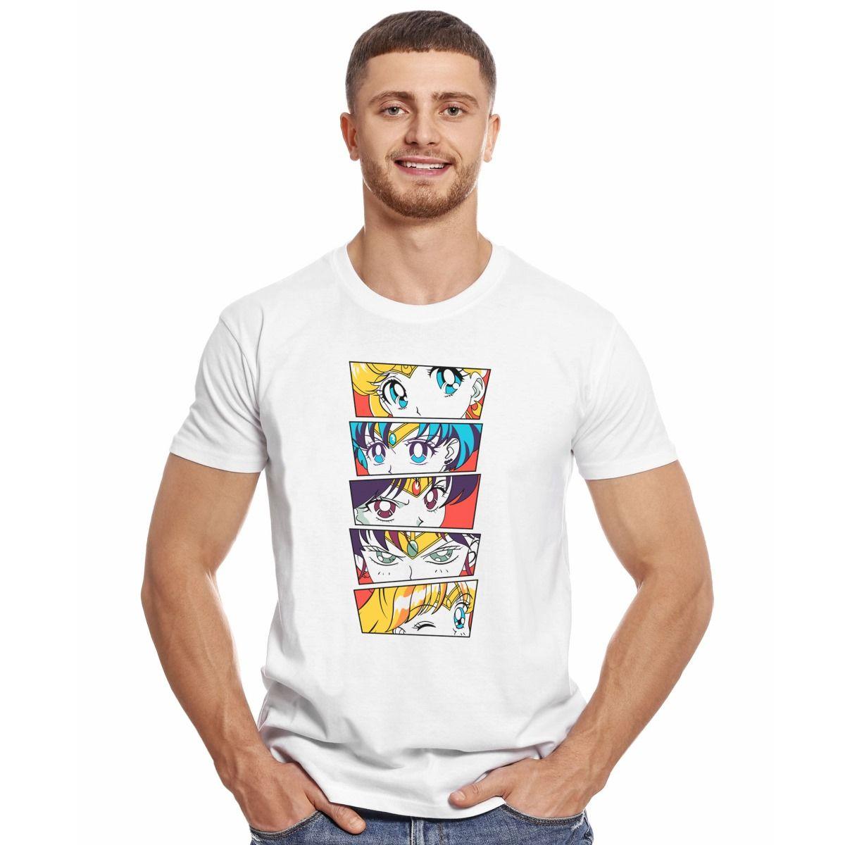 SAILOR MOON OJOS PERSONAJES POLERA MANGA CORTA HOMBRE-2