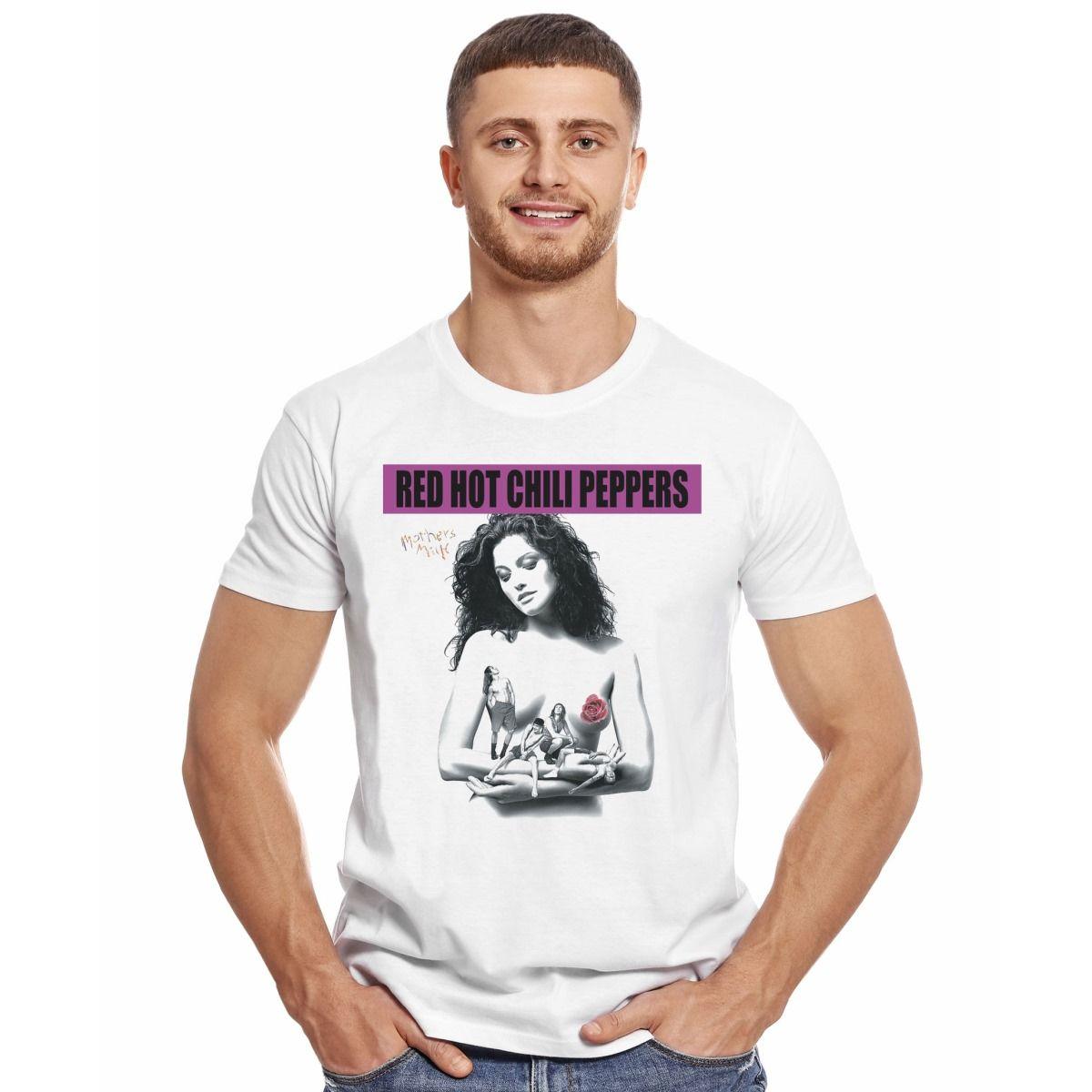 RED HOT CHILI PEPPERS MOTHERS MILK POLERA MANGA CORTA HOMBRE-2