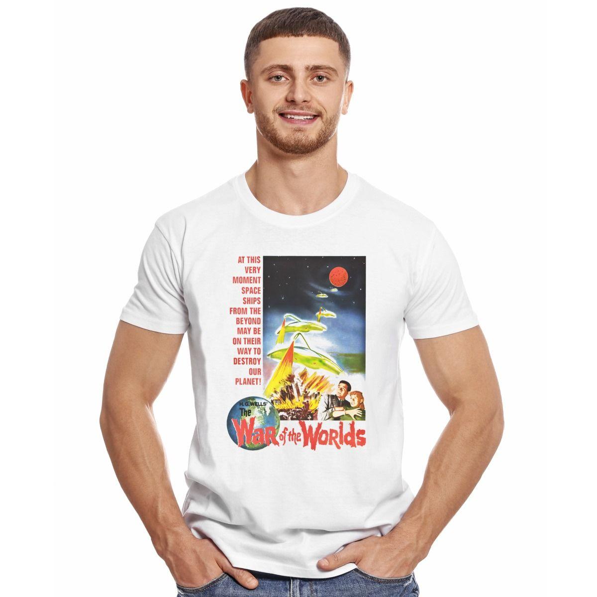 WAR OF WORLDS VINTAGE LA GUERRA DE LOS MUNDOS POLERA MANGA CORTA HOMBRE-2