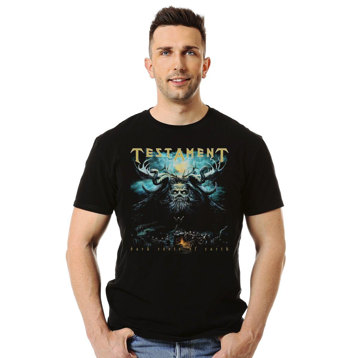 TESTAMENT DARK ROOTS OF THE EARTH POLERA MANGA CORTA HOMBRE-2