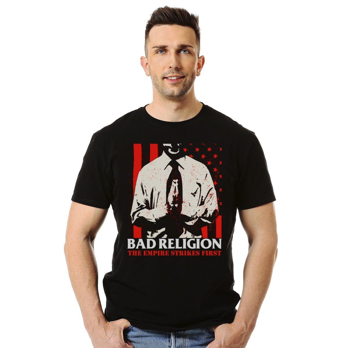 BAD RELIGION THE EMPIRE STRIKES FIRST POLERA MANGA CORTA HOMBRE-2