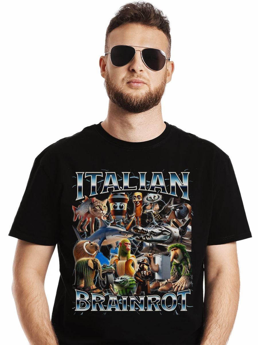 Polera Brainrot Italiano Personajes Meme Italian Brainrot-0