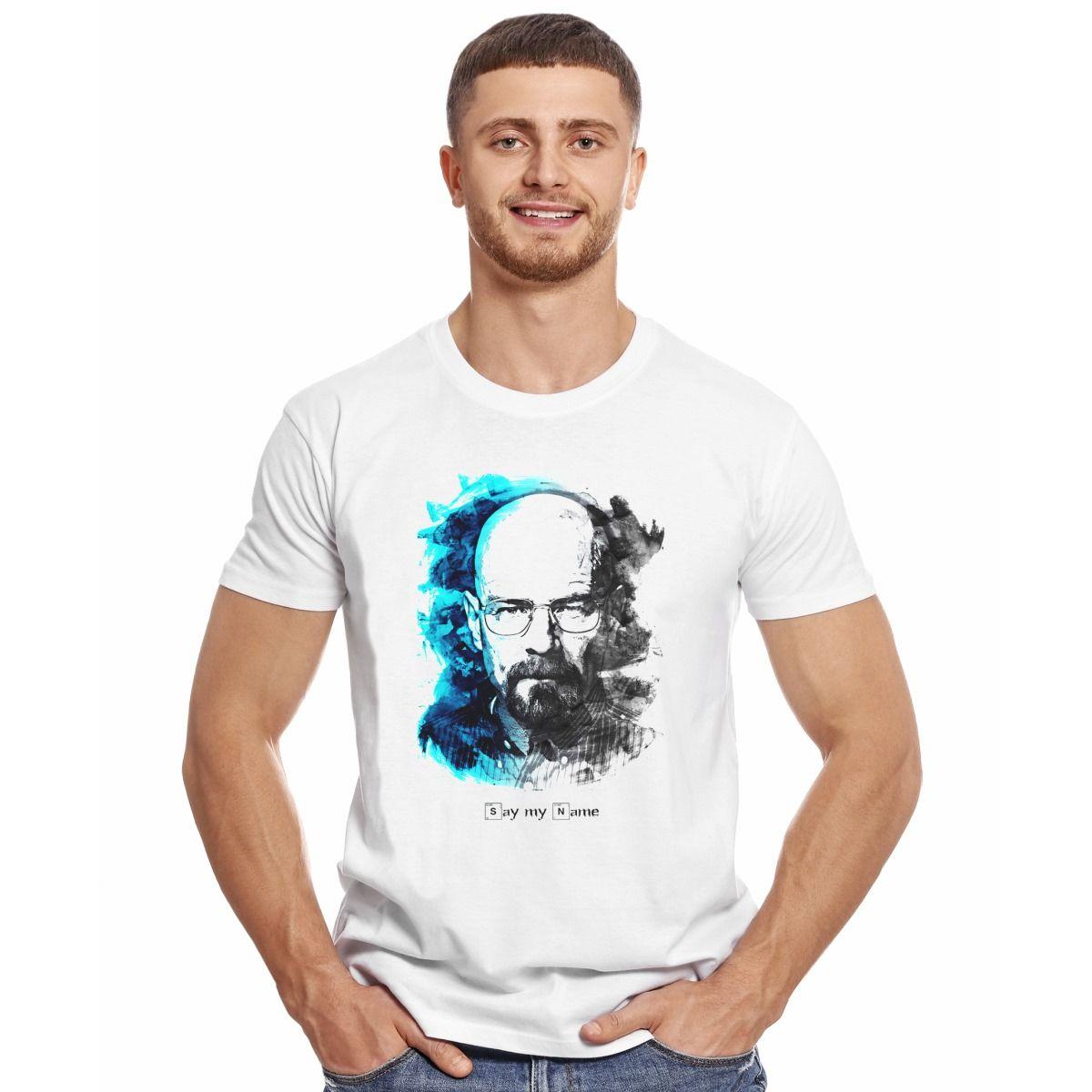 BREAKING BAD SAY MY NAME POLERA MANGA CORTA HOMBRE-2