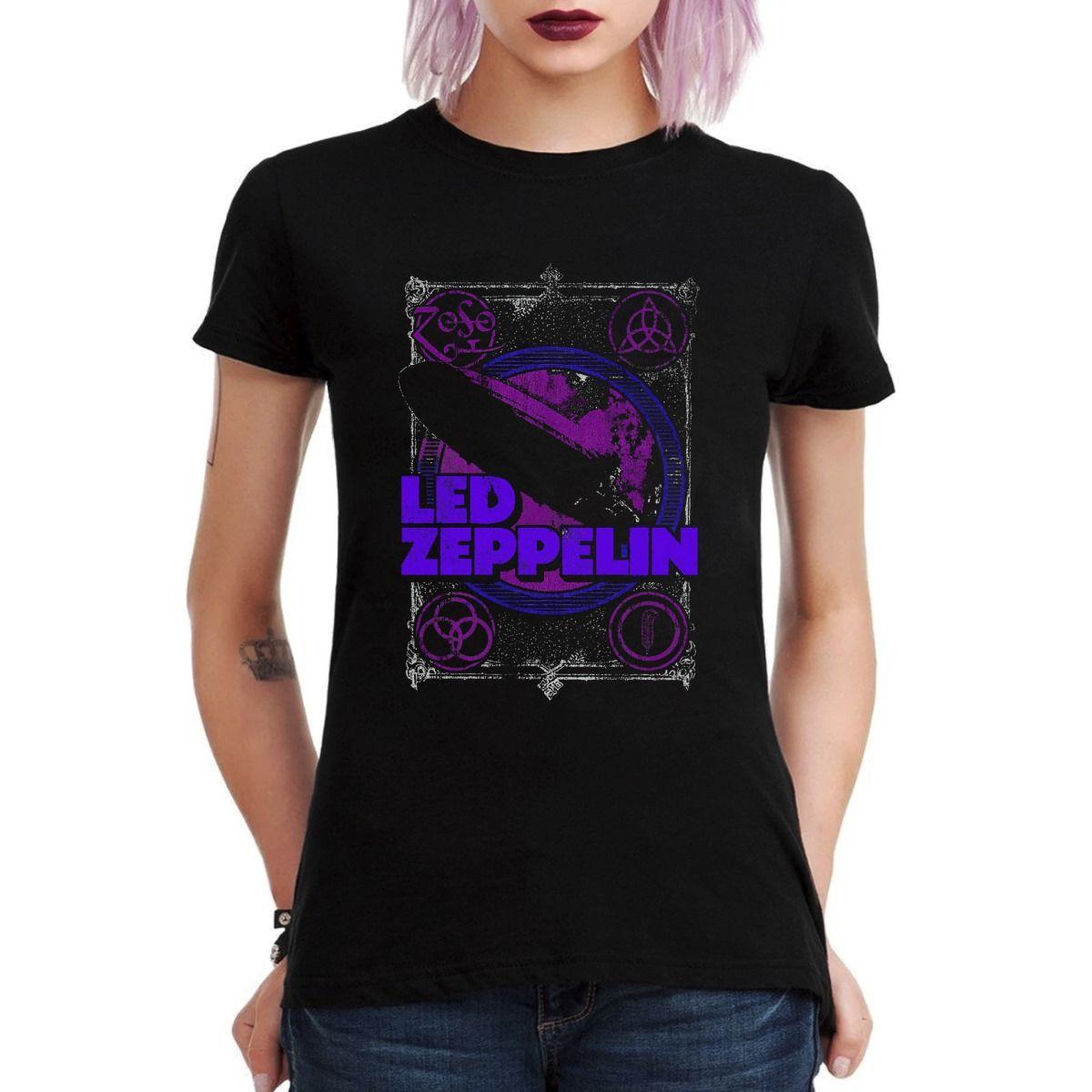 LED ZEPPELIN COLORES ZEPPELIN POLERA MUJER-2