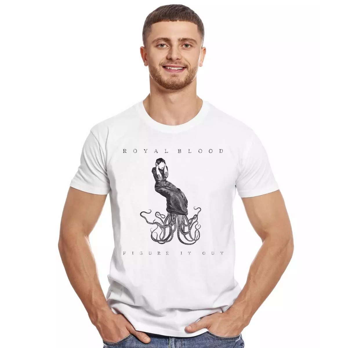 ROYAL BLOOD FIGURE IT OUT POLERA MANGA CORTA HOMBRE-2