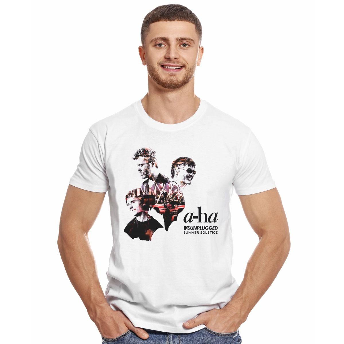 A HA UNPLUGGED POLERA MANGA CORTA HOMBRE-2