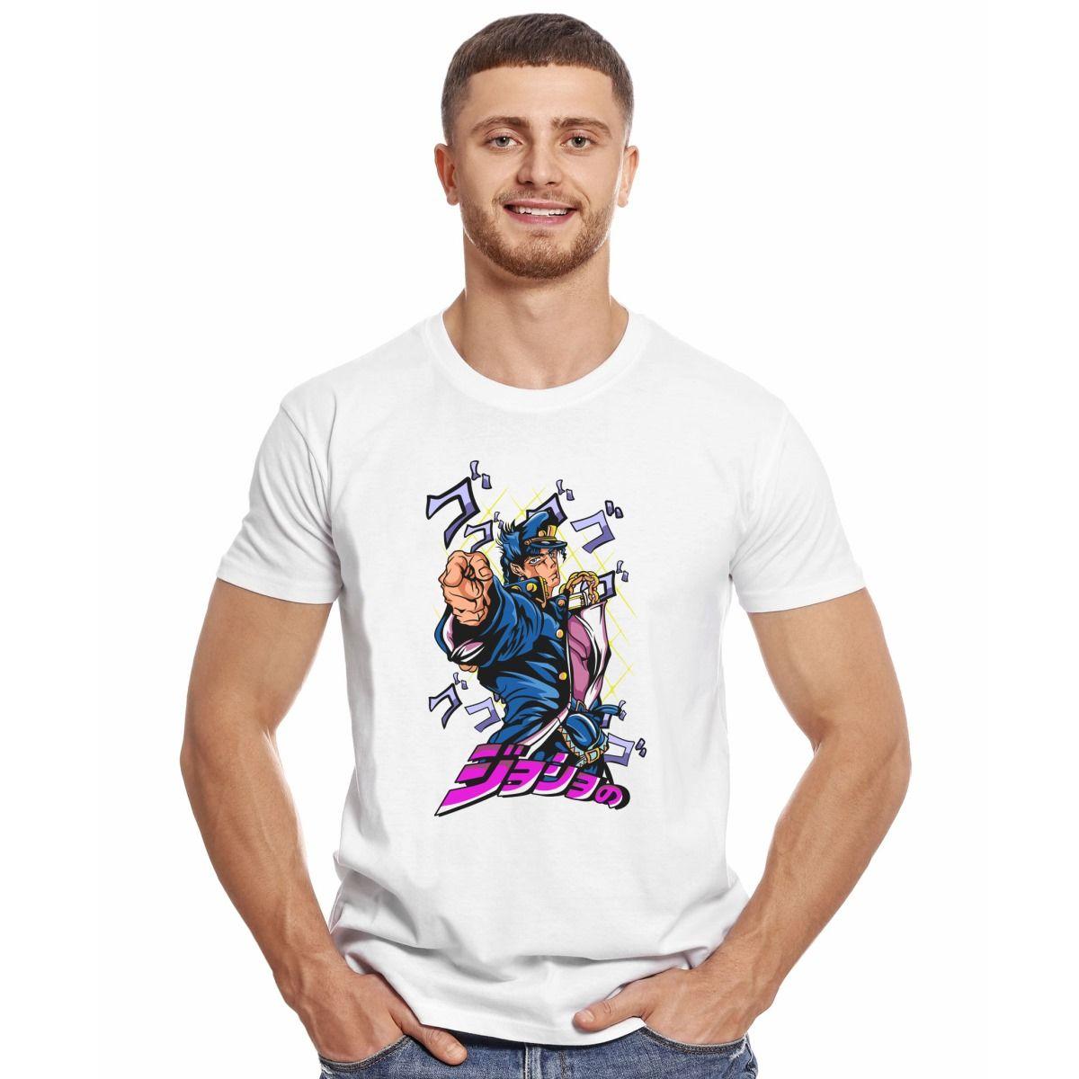 JOJO'S BIZARRE ADVENTURE JOTARY KUJO POLERA MANGA CORTA HOMBRE-2