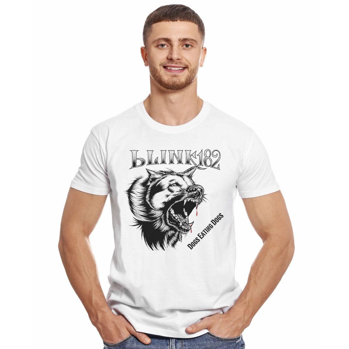 BLINK 182 DOGS EATING DOGS POLERA MANGA CORTA HOMBRE-2