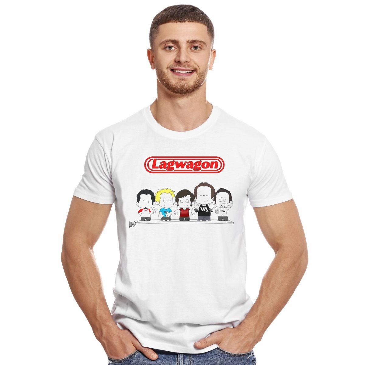 LAGWAGON CARTOON INTEGRANTES POLERA MANGA CORTA HOMBRE-2