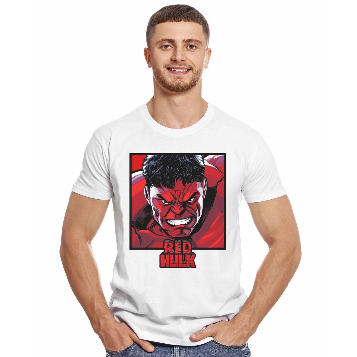 HULK RED HULK LOGO POLERA MANGA CORTA HOMBRE-2