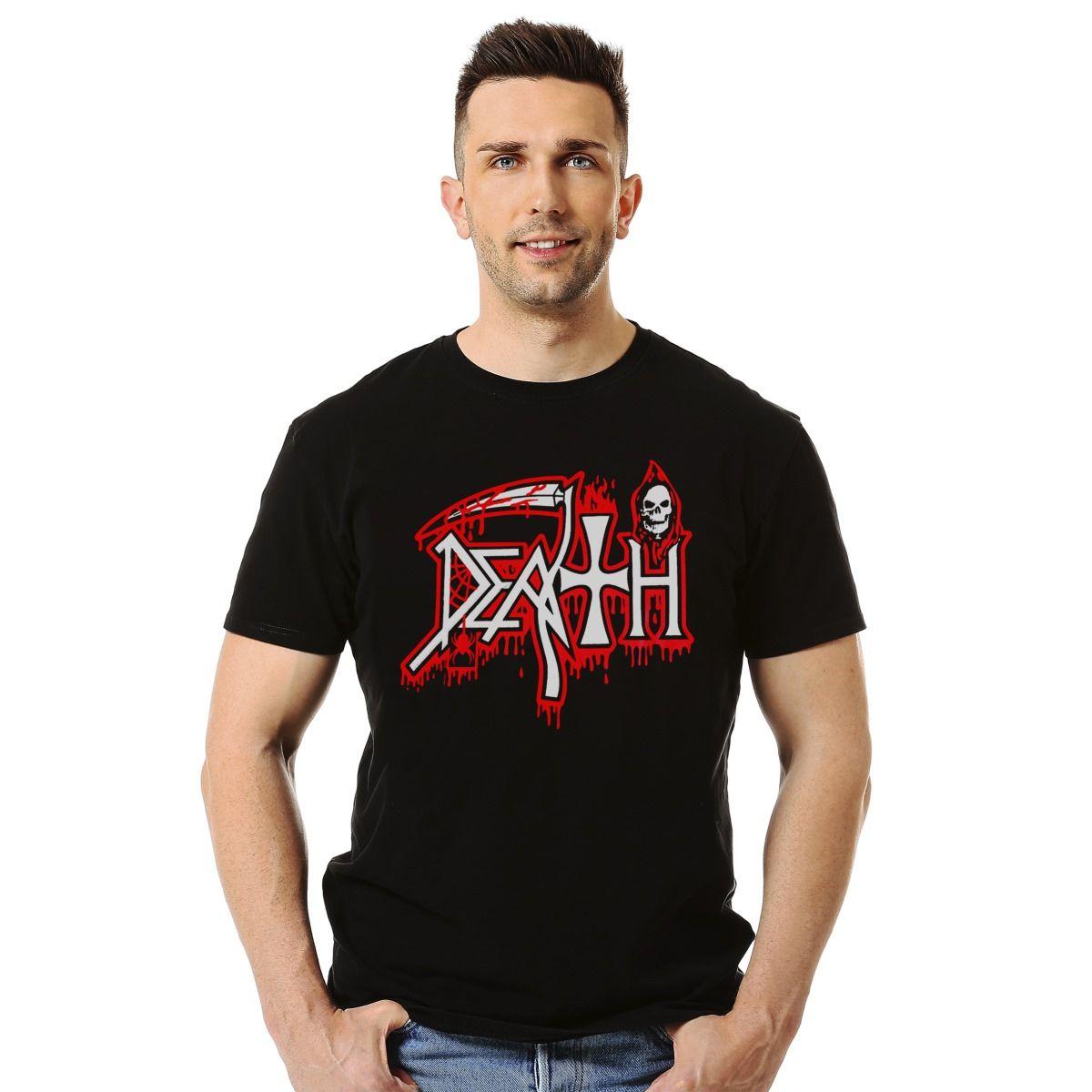 Polera Death Old Logo Metal-2