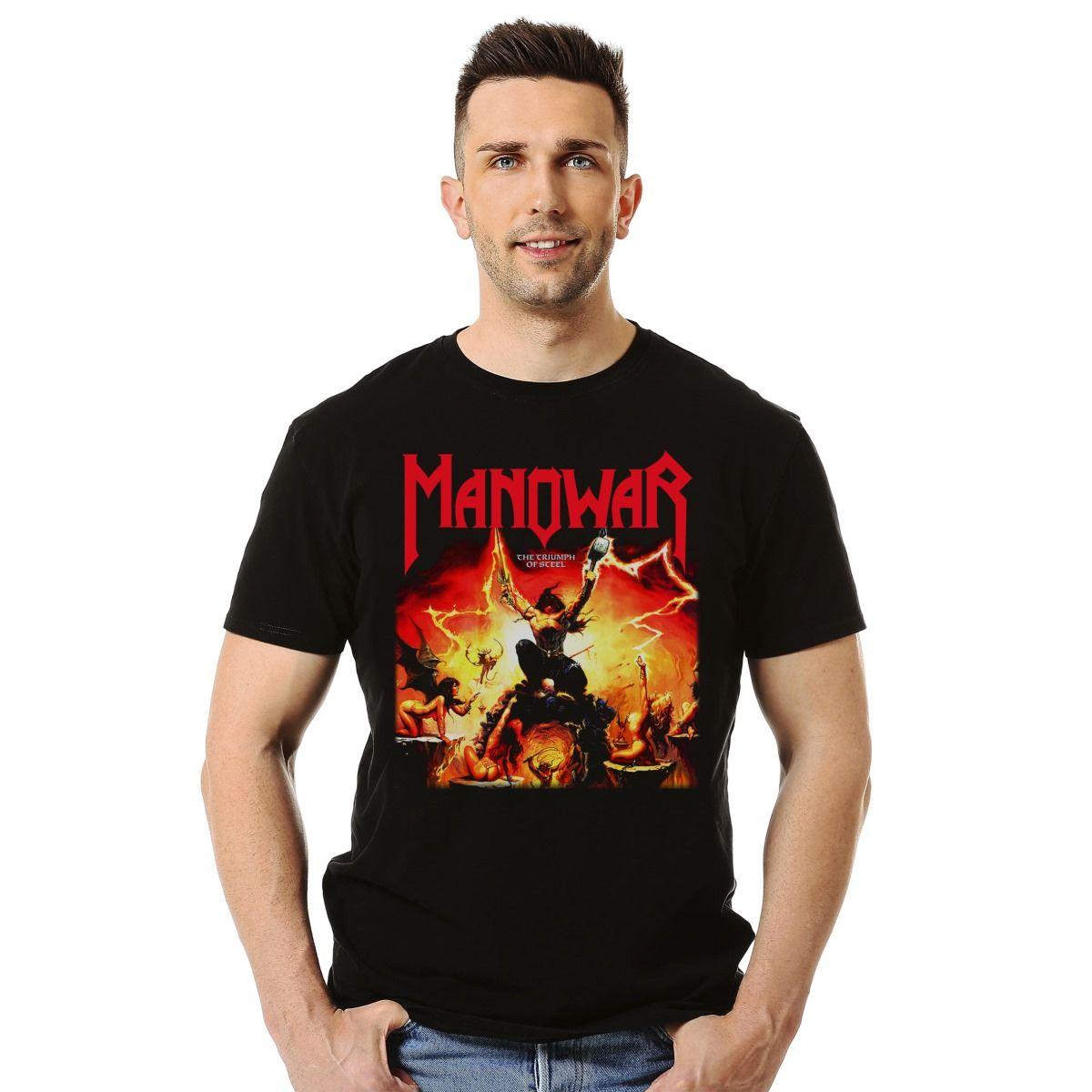 Polera Manowar The Triumph Of Steel Metal-2