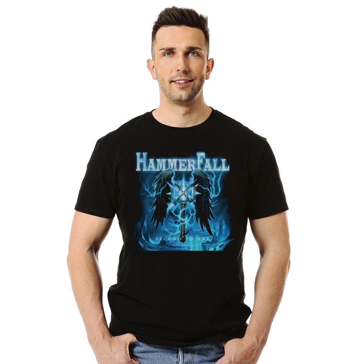 HAMMERFALL SECOND TO ONE POLERA MANGA CORTA HOMBRE-2