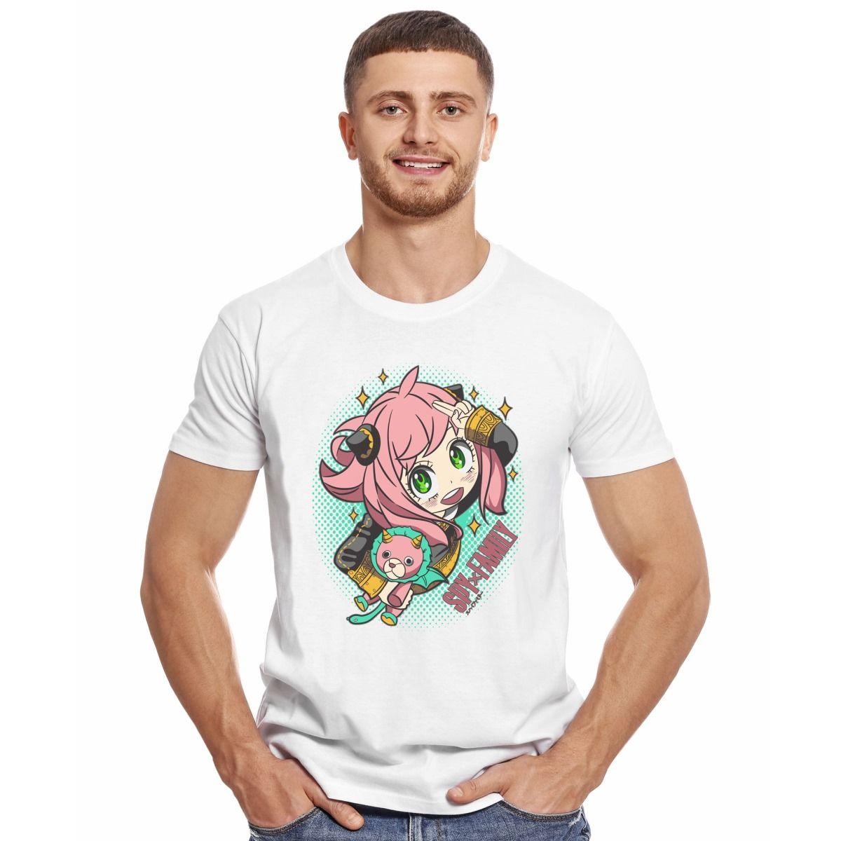 SPY X FAMILY ANYA FORGER KAWAI POLERA MANGA CORTA HOMBRE-2