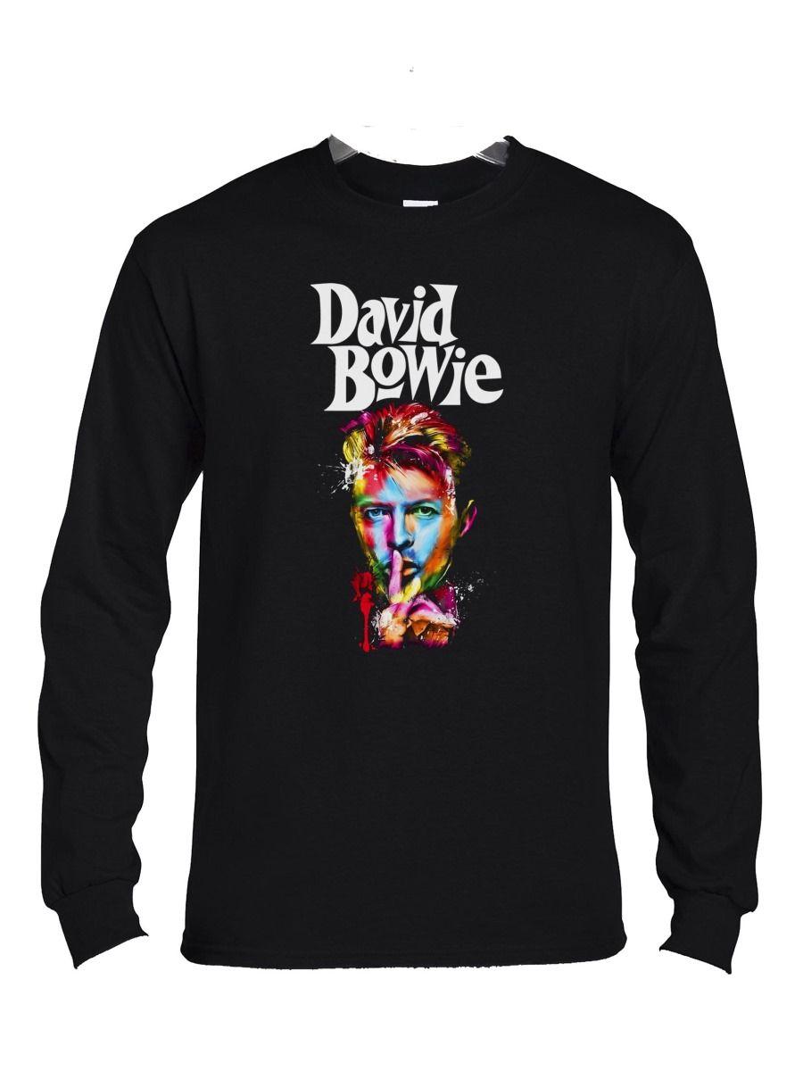 DAVID BOWIE COLORS POLERA MANGA LARGA-1