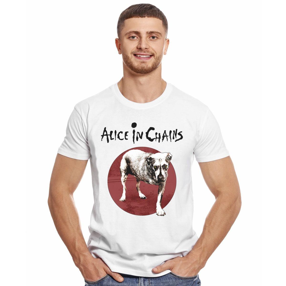 ALICE IN CHAINS DOG POLERA MANGA CORTA HOMBRE-2
