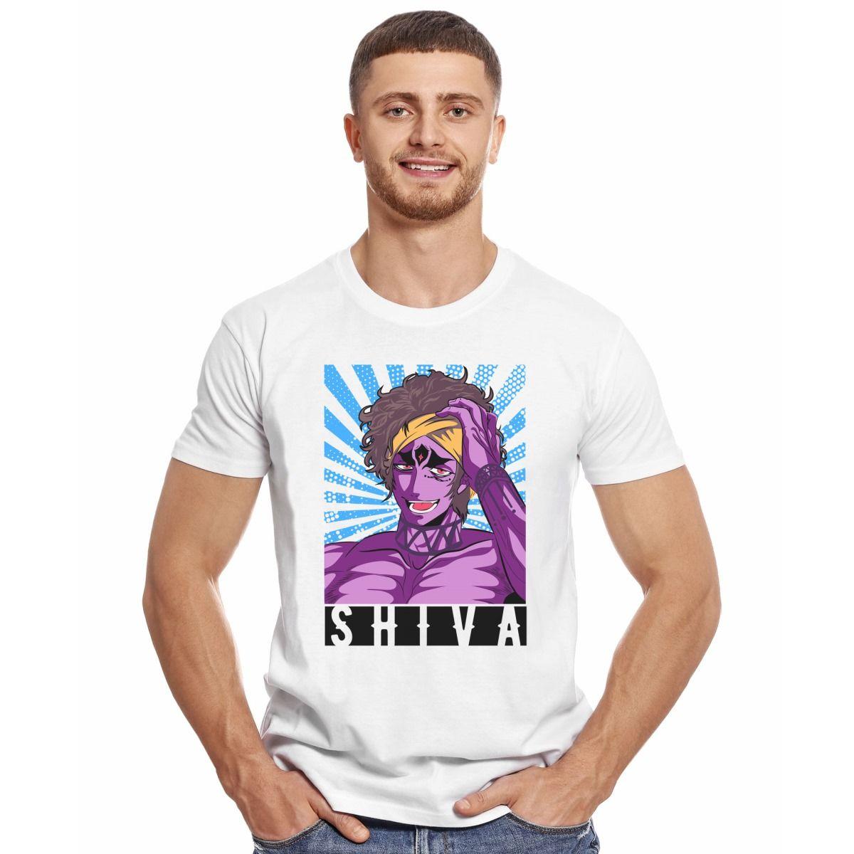 RECORD OF RAGNAROK SHIVA CARA POLERA MANGA CORTA HOMBRE-2