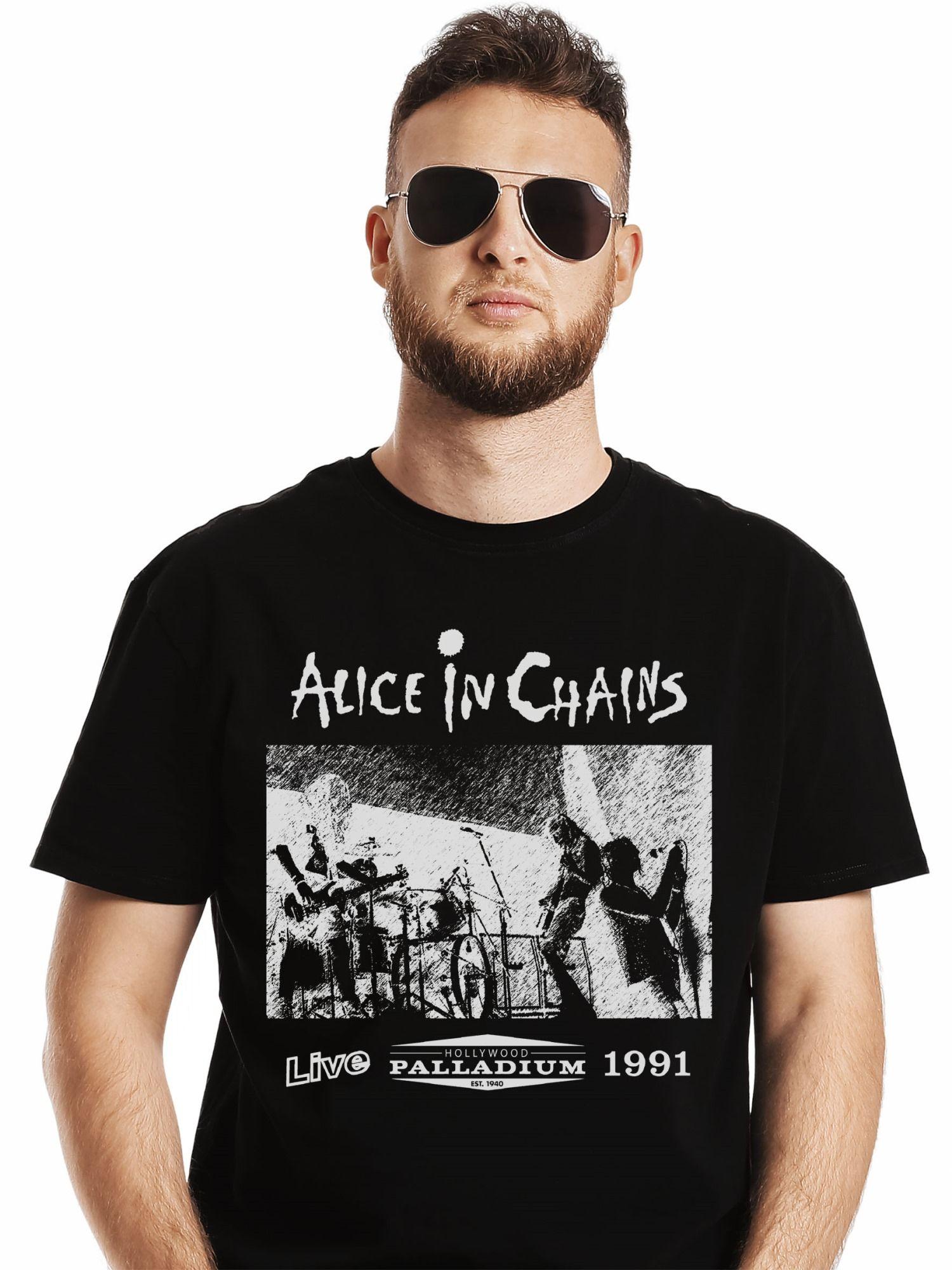 Polera Alice In Chains Live 1991-0