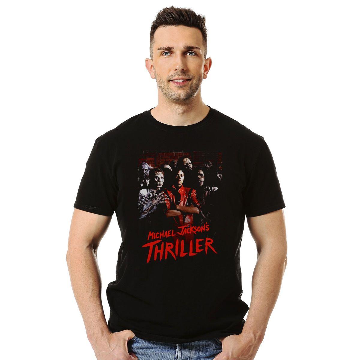 MICHAEL JACKSON THRILLER ZOMBIES POLERA MANGA CORTA HOMBRE-2
