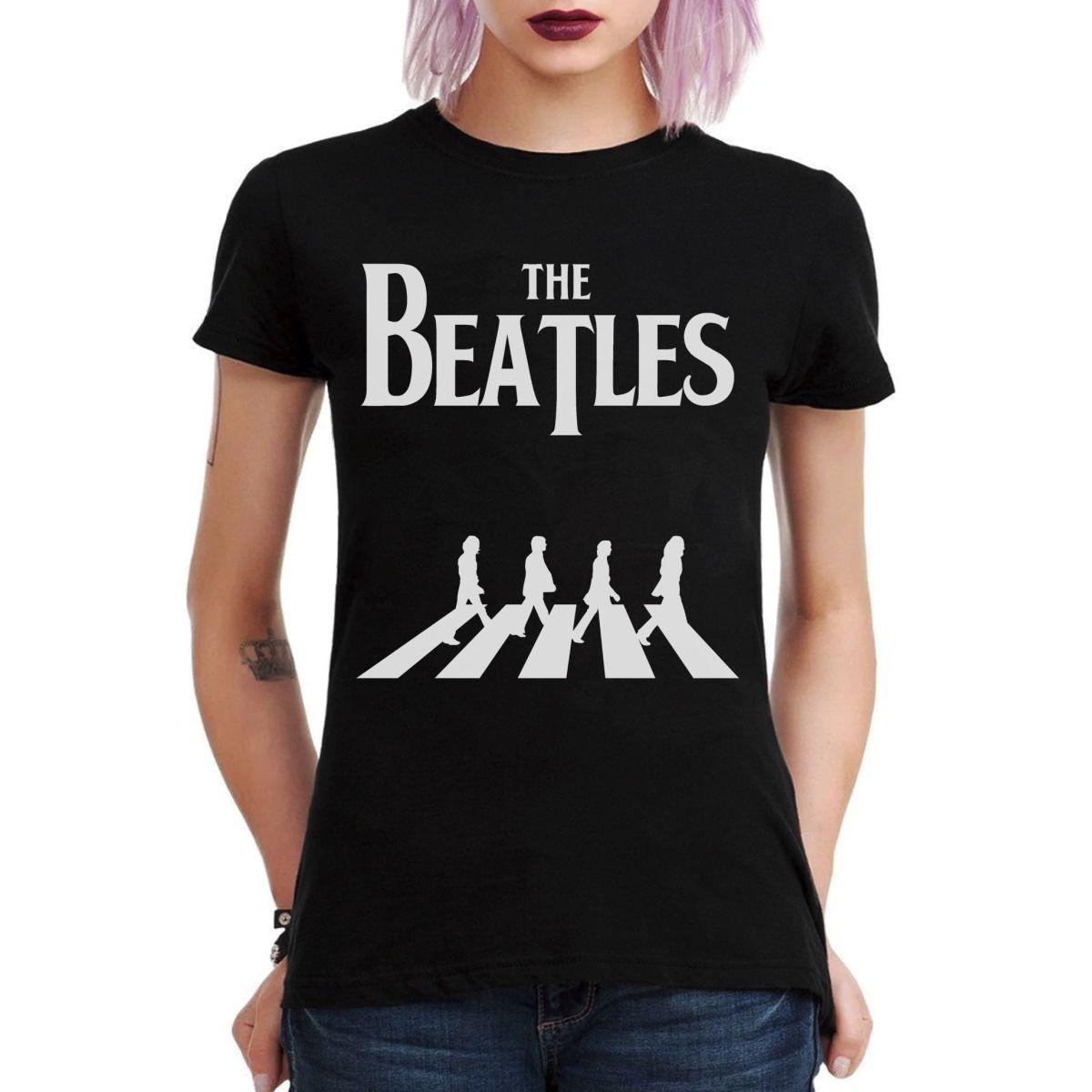 THE BEATLES ABBEY ROAD POLERA MUJER-2