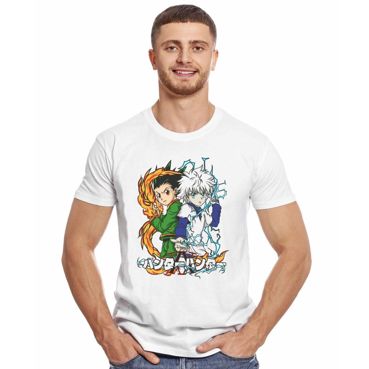 HUNTER X CAZADOR X GON Y KILLUA POLERA MANGA CORTA HOMBRE-2