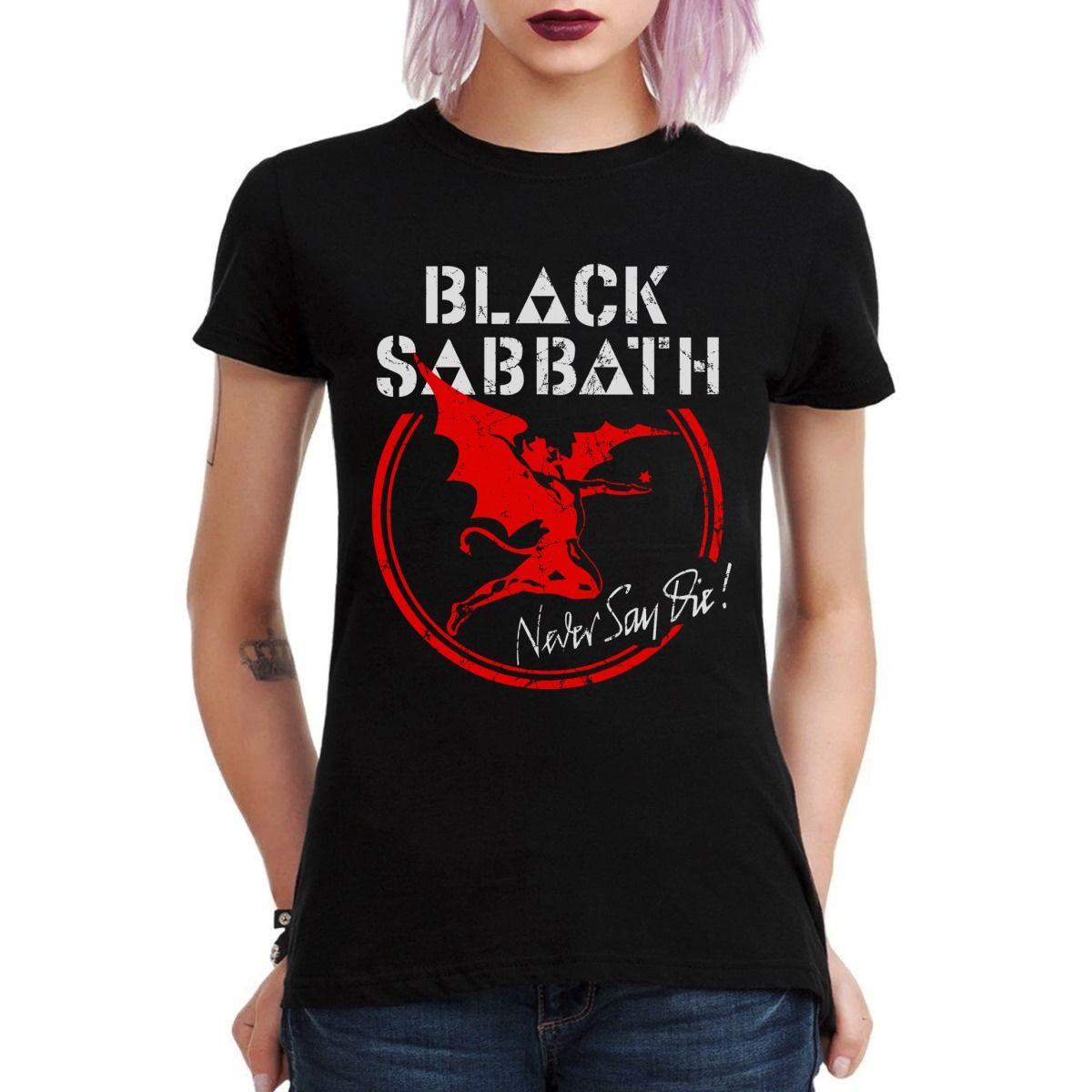 BLACK SABBATH NEVER SAY DIE POLERA MUJER-2