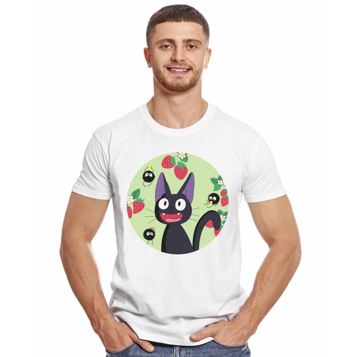 KIKI'S DELIVERY SERVICE JIJI GHIBLI POLERA MANGA CORTA HOMBRE-2