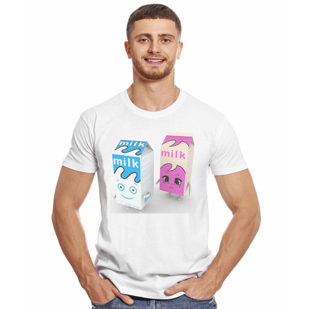 BLUR MILK PASTEURIZED COFFE AND TV POLERA MANGA CORTA HOMBRE-2